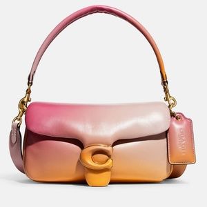Coach Pillow Tabby 26 Orange Pink Ombré